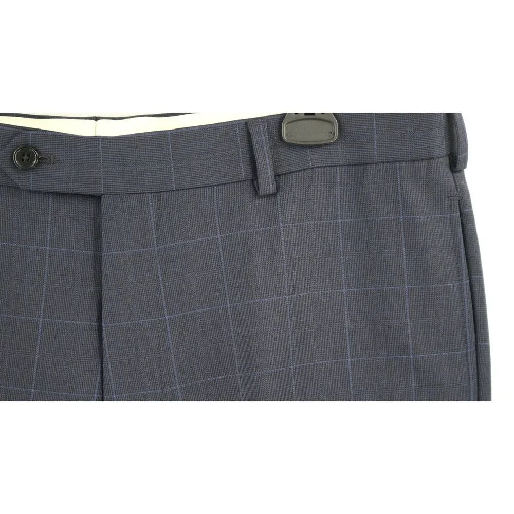 Brooks Brothers Mens Explorer Regency Fit Plaid Wool Blend Slacks Pants 36 x 30